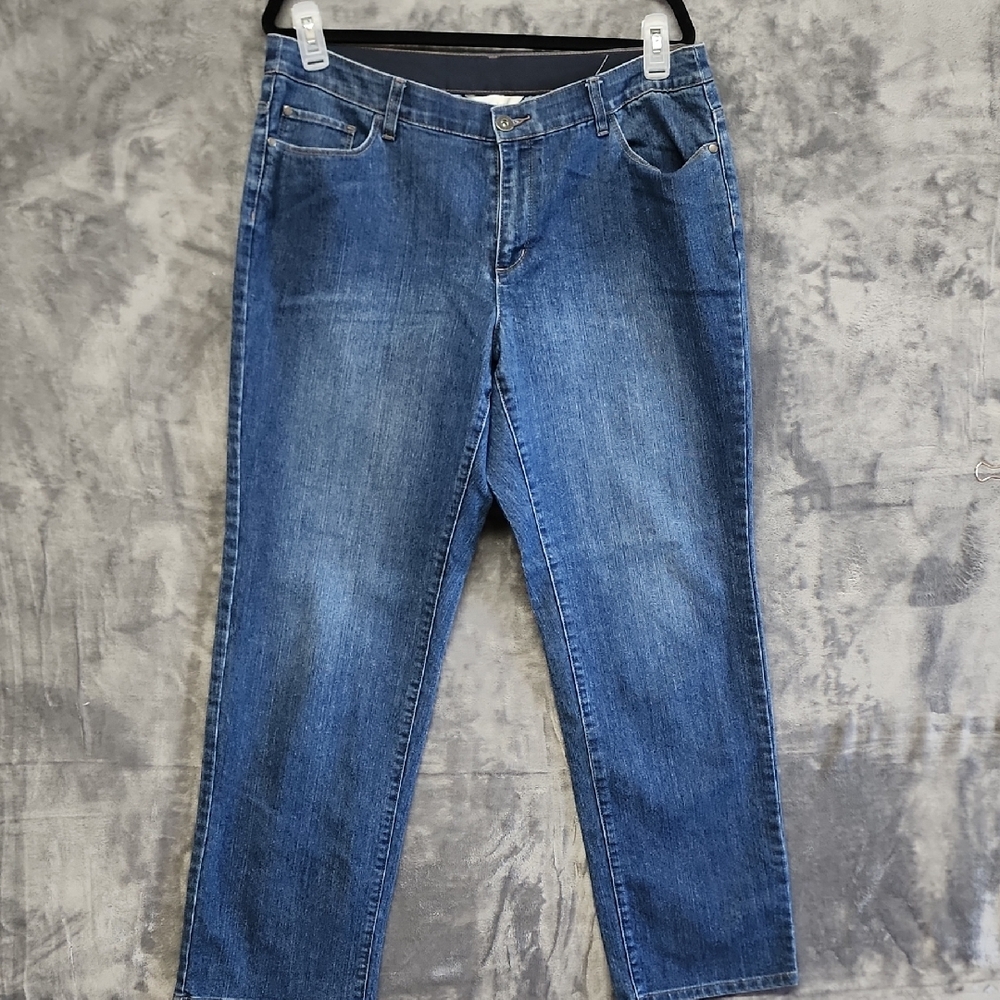 CJ Banks Women's Straight Leg Blue Jeans sz 16W